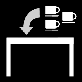 lay the coffee table / coffee table, lay the